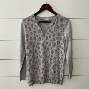 Rebecca Taylor Cheetah Print Sweater